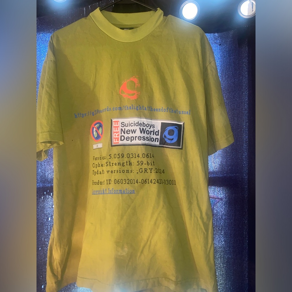 Suicideboys new world depression ad blocker shirt